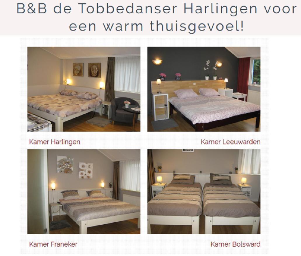 B&B De Tobbedanser Harlingen Bagian luar foto